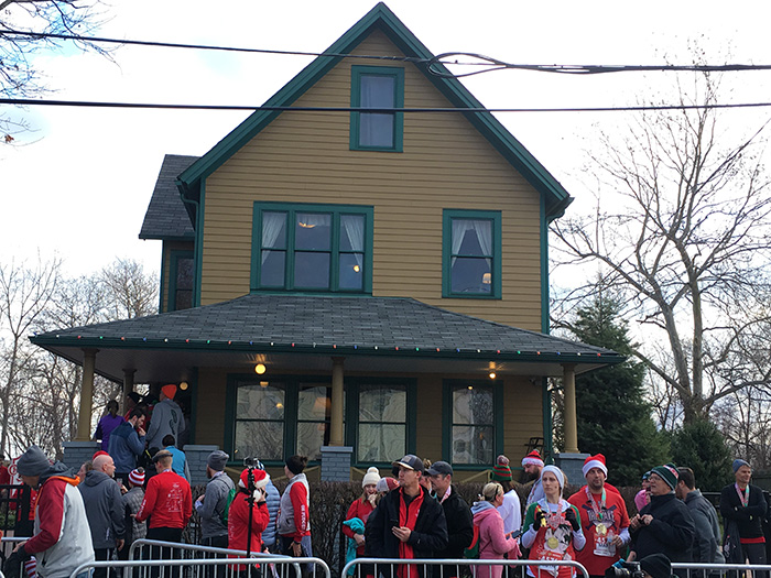 A Christmas Story House after 5K